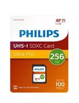 atminties kortele v30 - Philips Ultra Pro FM25SD65B 256GB SDXC Class 10 UHS-I U3 V30 A1 - 2 nuotrauka