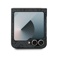 z flip 6 - Guess PU 4G Metal Logo Dėklas Samsung Galaxy Z Flip 6 - Pilkas (Grey) - 3 nuotrauka
