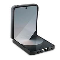 z flip 6 - Guess PU 4G Metal Logo Dėklas Samsung Galaxy Z Flip 6 - Pilkas (Grey) - 4 nuotrauka