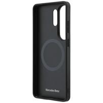 telefonai samsung galaxy - Mercedes „MagSafe“ dėklas su lauro lapų vertikaliomis juostelėmis, skirtas „Samsung Galaxy S26 Ultra“, juodos ir baltos spalvos. - 3 nuotrauka
