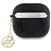 apple airpods ausines - Guess AirPods 4 Dėklas 4G Charm Collection Juodas (Black) - 3 nuotrauka