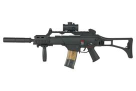 pneumatinis - ASG Heckler&Koch HK-G36 C elektrinis AEG šautuvas 6 mm 0,5J Juodas (Black) - 3 nuotrauka