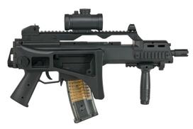 pneumatinis - ASG Heckler&Koch HK-G36 C elektrinis AEG šautuvas 6 mm 0,5J Juodas (Black) - 4 nuotrauka