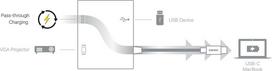 adapteriai vga - Kanex USB-C VGA Adapter with Pass Thru Charging - 5 nuotrauka