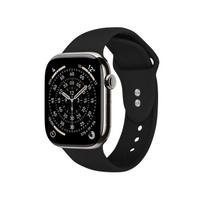 apyranke 40 apple watch - Crong Crong Duo Sport band for Apple Watch 42/ 44mm Black/ lime - 2 nuotrauka