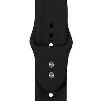 apyranke 40 apple watch - Crong Crong Duo Sport band for Apple Watch 42/ 44mm Black/ lime - 3 nuotrauka