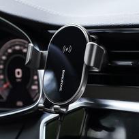 type 1 charger - Borofone Car phone holder with charger Q5 White - 3 nuotrauka