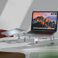 kompiuterio stovas - Crong AluBench, sidabrinis (Silver) - 4 nuotrauka