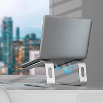 kompiuterio stovas - Crong AluBench, sidabrinis (Silver) - 5 nuotrauka