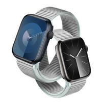 apyranke 40 apple watch - Crong Nylon sport band for Apple Watch 38/ 40mm Pastel grey - 2 nuotrauka