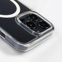 iphone 13 mini deklas - „Crong Clear MAG Cover“ magnetinis dėklas, skirtas „iPhone 13 mini“ (skaidrus) - 5 nuotrauka