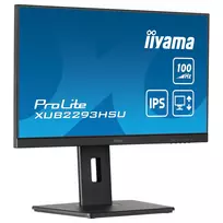 hdmi 2.1 dp - iiyama ProLite XUB2293HSU-B7 21.5", IPS, Full HD, Juodas (Black) - 11 nuotrauka