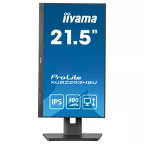 hdmi 2.1 dp - iiyama ProLite XUB2293HSU-B7 21.5", IPS, Full HD, Juodas (Black) - 12 nuotrauka