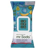 MR. SODA antibakterinės drėgnos servetėlės, 80 vnt.