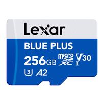 kortele - Lexar Blue Plus microSDHC 256GB UHS-I C10 A2 U3 V30 su SD adapteriu (Blue Plus) - 5 nuotrauka