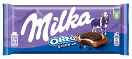 milka oreo - MILKA Sandwich Oreo, 92 g - 2 nuotrauka
