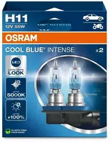 automobiliu lemputes - Lemputė OSRAM H11 Cool Blue Intense NextGen 5000K 12V 55W (2 vnt.) - 1 nuotrauka