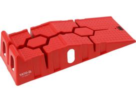 automobiliai - Automobilio rampų rinkinys YATO YT-55671, 3 t, 90 cm, raudonas (Red) - 5 nuotrauka