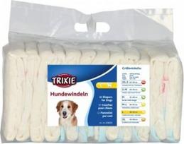 vienkartines palutes - Trixie vienkartinės sauskelnės kalėms, L, 38-56 cm, 12 vnt. - 1 nuotrauka