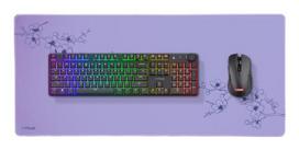 zaidimu peles kilimelis xxl - Trust GXT 759 XXL Blossum Violetinė (Purple) - 2 nuotrauka