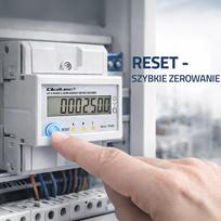 itampos keitiklis - Qoltec 50980 trifazis energijos skaitiklis su atstatymu 400V 100A - 1 nuotrauka