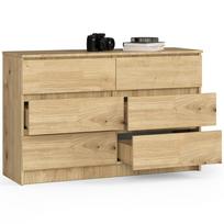 komoda 120 - Komoda Akord K120, ąžuolo, 40 cm x 120 cm x 77 cm - 4 nuotrauka