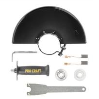 kampinis slifuoklis 230 mm - ProCraft PW2550, 2000W, 230 mm - 3 nuotrauka