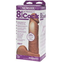 falo imitatoriai - Dildo Karamelė 8“ - 2 nuotrauka