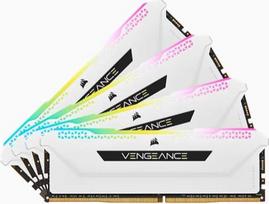 ddr4 3200 16 - Corsair Vengeance RGB PRO White, DDR4, 64 GB, 3200 MHz, CL16 (CMH64GX4M4E3200C16W) - 2 nuotrauka
