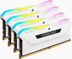 ddr4 3200 16 - Corsair Vengeance RGB PRO White, DDR4, 64 GB, 3200 MHz, CL16 (CMH64GX4M4E3200C16W) - 3 nuotrauka