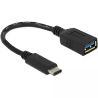 usb a i c adapteris - USB adapteris Delock USB-C - USB Juodas (65634) - 4 nuotrauka
