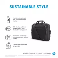 hp laptop 15 6 - HP Professional 15.6-inch Laptop Bag - 4 nuotrauka