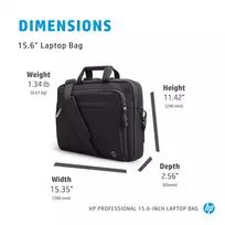 hp laptop 15 6 - HP Professional 15.6-inch Laptop Bag - 8 nuotrauka