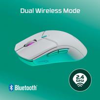 pele - HyperX Pulsefire Haste 2 Core Wireless Balta (White) - 5 nuotrauka