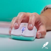 pele - HyperX Pulsefire Haste 2 Core Wireless Balta (White) - 7 nuotrauka