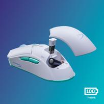 pele - HyperX Pulsefire Haste 2 Core Wireless Balta (White) - 8 nuotrauka