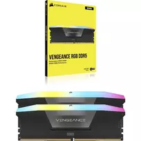 ddr5 32gb 6400mhz - Corsair Vengeance RGB Black, DDR5, 64 GB (2x32GB) 6400 MHz CL32 - 2 nuotrauka