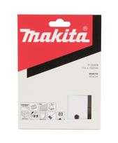 disku makita - Makita Šlifavimo popierius BO4555, 114 x 102 mm, K80 (10 vnt.) - 2 nuotrauka