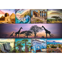 delione 3 - Trefl Collage Africa 10792, 48 x 68.3 cm, 1000 det. - 2 nuotrauka