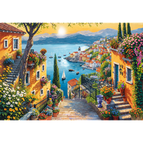 puzzle 1500 - Trefl Pajūrio vaizdas, 1500 det. - 2 nuotrauka