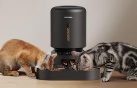 automatines seryklos - Petlibro Granary maisto dozatorius su dvigubu dubeniu, WiFi, 5 l (juodas) - 2 nuotrauka