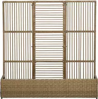 sodo deze - Outsunny Sodo lysvė su treliažu, 103 x 103 x 29 cm - 1 nuotrauka