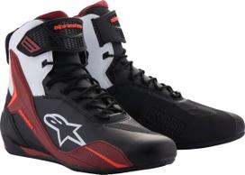 Moto Batai FASTER-4 BK/WH/DK RD 9.5