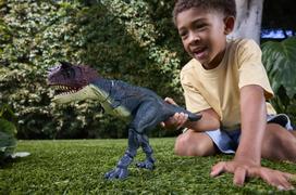 periodas - Mattel Jurassic World Charge 'N Chomp Carnotaurus, JKG85, mėlyna (Blue) - 2 nuotrauka