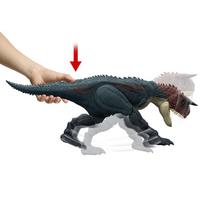 periodas - Mattel Jurassic World Charge 'N Chomp Carnotaurus, JKG85, mėlyna (Blue) - 4 nuotrauka