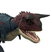 periodas - Mattel Jurassic World Charge 'N Chomp Carnotaurus, JKG85, mėlyna (Blue) - 5 nuotrauka