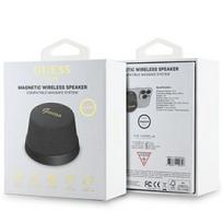 bluetooth nesiojamos koloneles - Guess Magnetic Script Metal Black (Juoda) - 2 nuotrauka