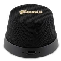 bluetooth nesiojamos koloneles - Guess Magnetic Script Metal Black (Juoda) - 7 nuotrauka