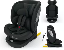 kinderkraft - Kinderkraft I-Grow 2 Plus i-Size, Juodas (Black) - 1 nuotrauka