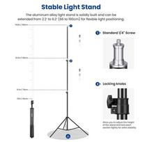 apsvietimo sviestuvas - Neewer Bi-colour 660 LED 2 lempų apšvietimo rinkinys - 2 nuotrauka